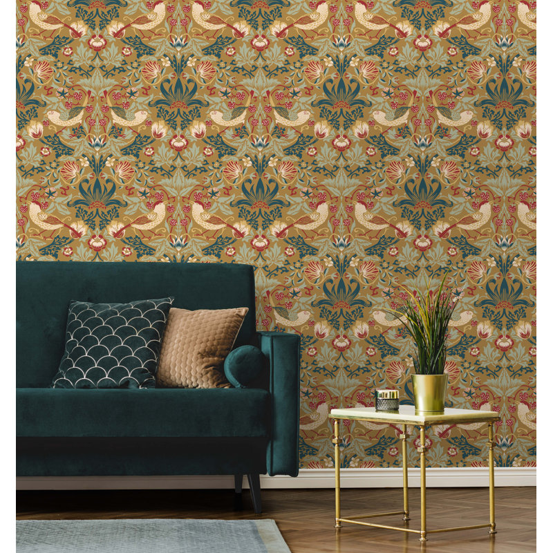 Floral Roll, Ochre