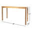 Venora Outdoor Teak Bar Table-1027116840