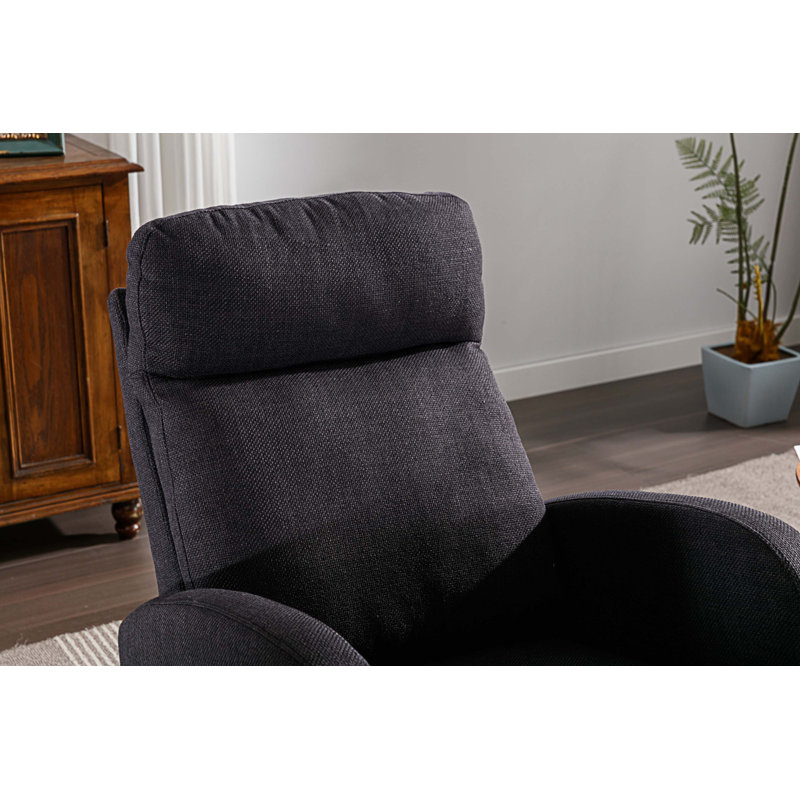 Chaise berçante Coinde, Noir
