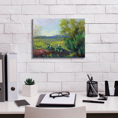 «Red Barrel Studio®« Above San Angelo »par Nancie King Mertz, art mural sur toile