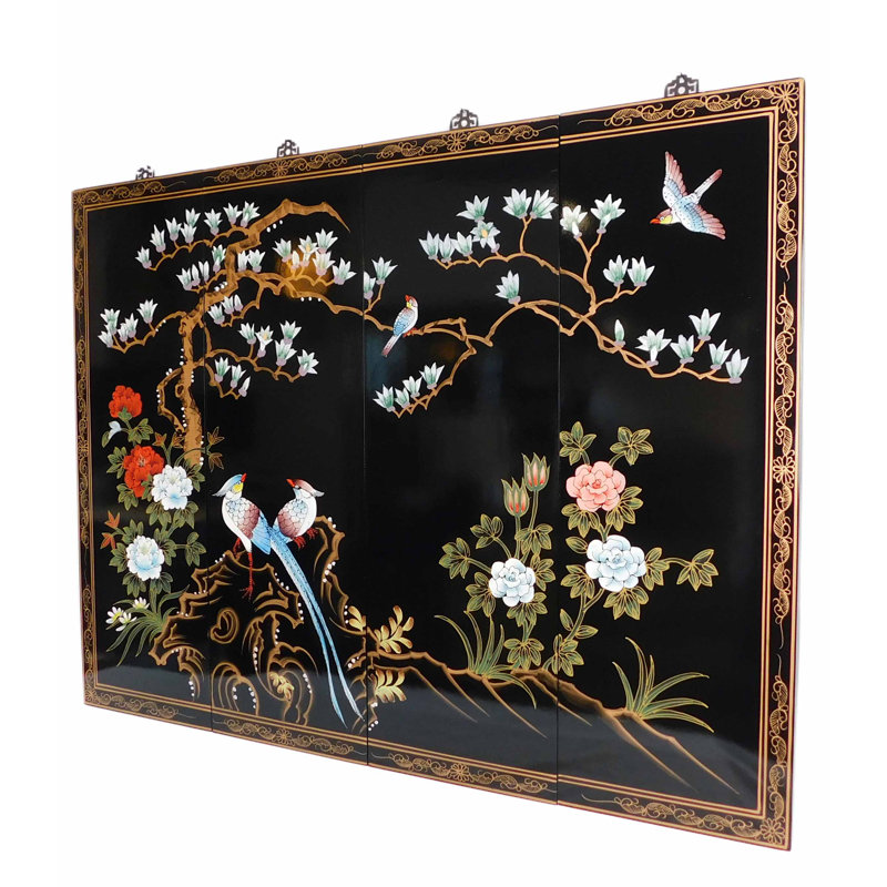 " Birds And Flowers "
