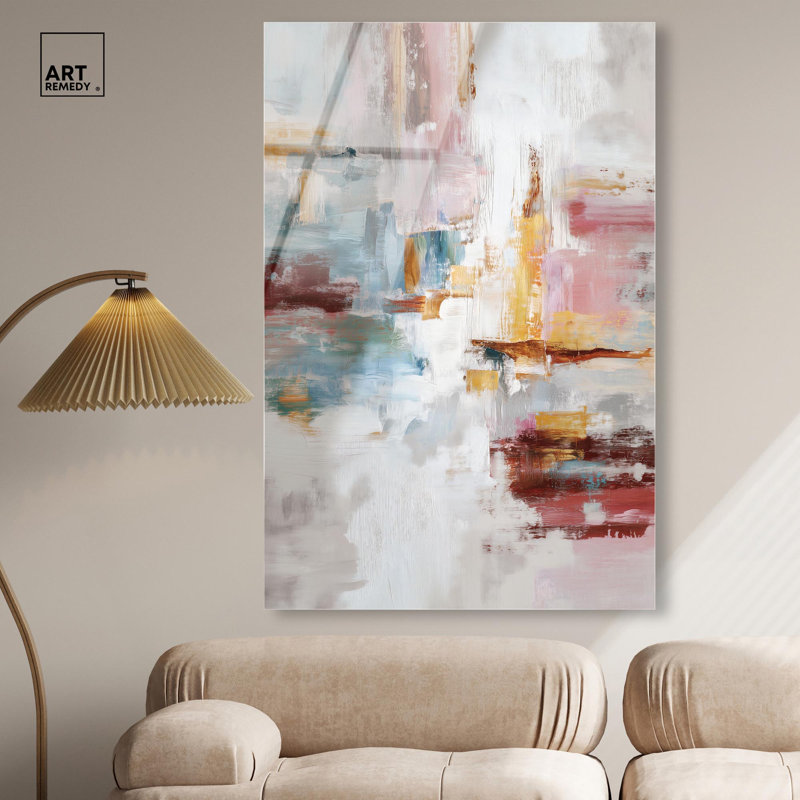 Décoration murale en acrylique Warmth and cool I par Art Remedy, prête à être suspendue, H 54 po x l 36 po