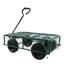 Les chariots de jardin Wagon Cart facilitent le transport du bois de chauffage (vert)