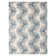 NICOLE MILLER NEW YORK Kendall Fluted Geo Handcrafted Wool Area Rug Grey