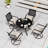 Faircloth Round 4 - Person Outdoor Dining Set with Cushions
