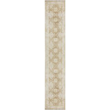 Hand-Knotted High-Quality Beige Runner