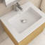 Meuble-lavabo mural 24 po en MDF avec lavabo en résine