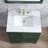 Whitney 30 " W Freestanding Standard Free Standing 1 Single Vanity Bathroom Vanity With Carrara Marble Top-88135103-88135104