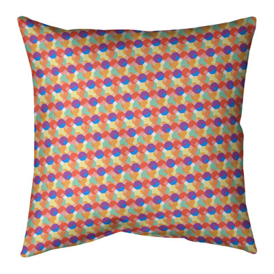 Coussin décoratif intérieur / extérieur Katelyn Elizabeth Octagons