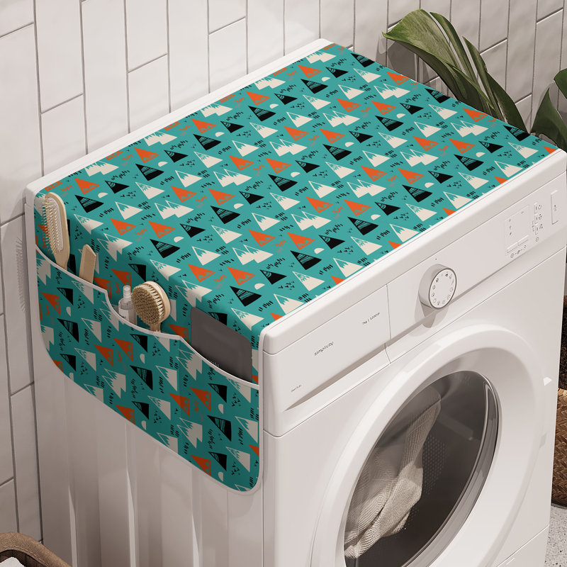 Machine à laver East Urban Home Mountains, paquet de 2, 47 po x 18,5 po