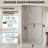 44-48"W X 74"H Pivot Swing Glass Shower Door, Pivot Frame Shower Door with 5/16" (8mm) SGCC Tempered Glass, Chrome Finish Shower Doors, Sliding Glass Panel is Adjustable in Width-125408001