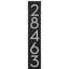 Floating Modern 4" Number Vertical Address Plaque (5 Digits)-1783520647-1783520401
