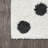 Colleps Modern Charcoal Dot Shag White/Gray Rug-1595207780