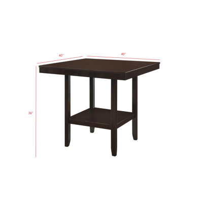Table de salle à manger à hauteur de comptoir Alyjah