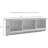 Brennan Entryway Wall Shelf With Coat Rack Hooks, Veneer Construction, Full-Length Storage Shelf, And Three Large Cubbies
