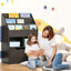 Bibliothèque avec étagère de rangement à tablettes multiples-1284980084
