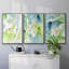 Rising Above I - Ensemble de 3 reproductions encadrées sur toile-97706416-97706415