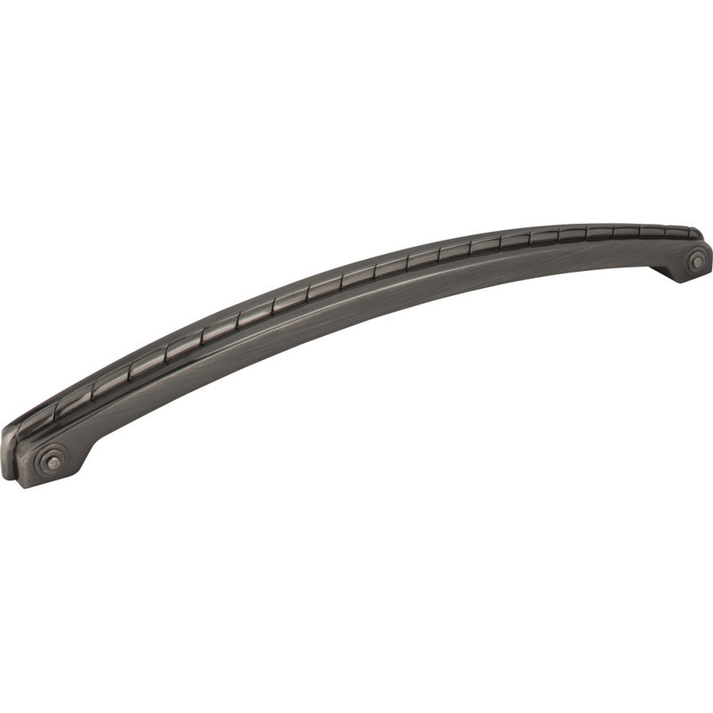 Rhodes Appliance Pull, Brushed Black Nickel, 12"