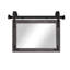 Miroir vertical moderne avec rail de porte de grange en acier et supports de coin décoratifs en métal Modern-1522429544-1522429564