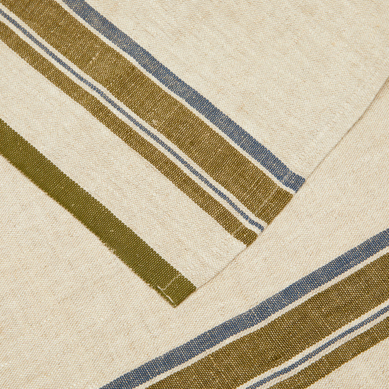 Camron Napkin, Natural/Green