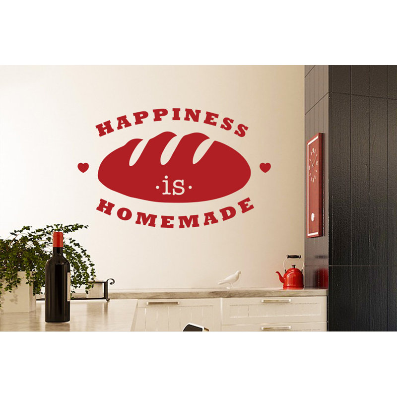 Wall Decal, Dark Red, Large