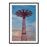 Parachute Drop - Picture Frame Photograph on Paper 