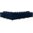 Tremblay Velvet L-Shaped Sectional Reversible-82749519