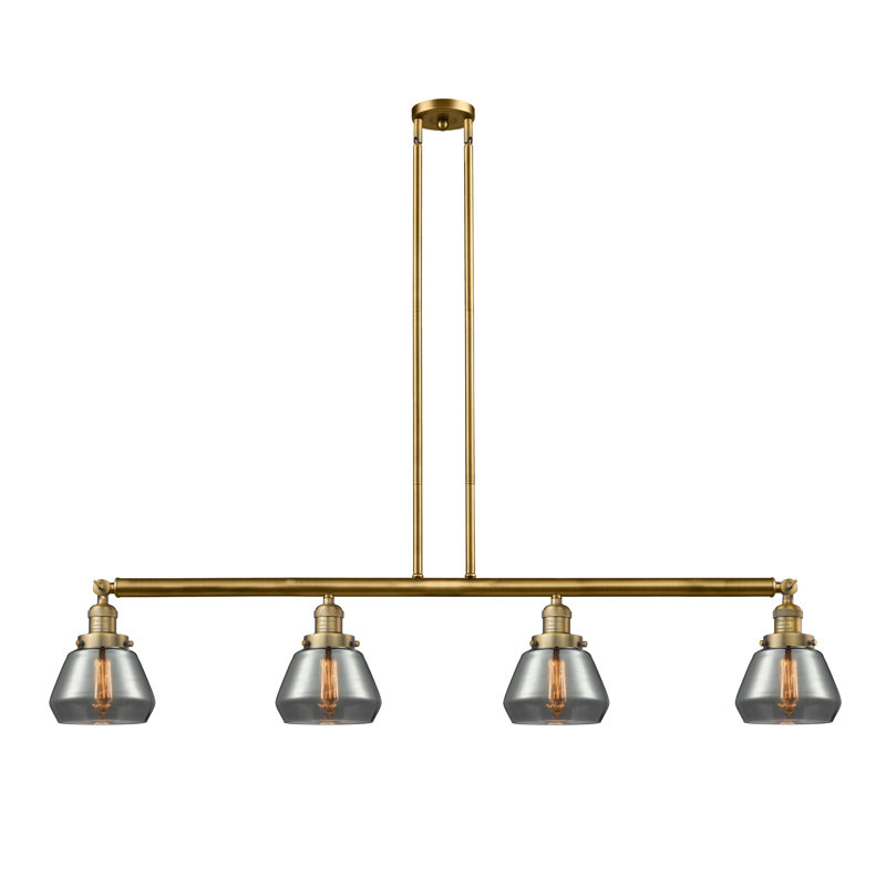 Chill 4 - Light Kitchen Island Pendant, Plated Smoked, Polished Nickel, No Bulb Included