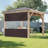 Heavy Duty Outdoor Clear Panel Curtain, All Weather Resistant Tarp Curtain for Pergola Porch Gazebo, Privacy Screen, Blackout Curtains(9 x 12 ft)-90864540-90864569