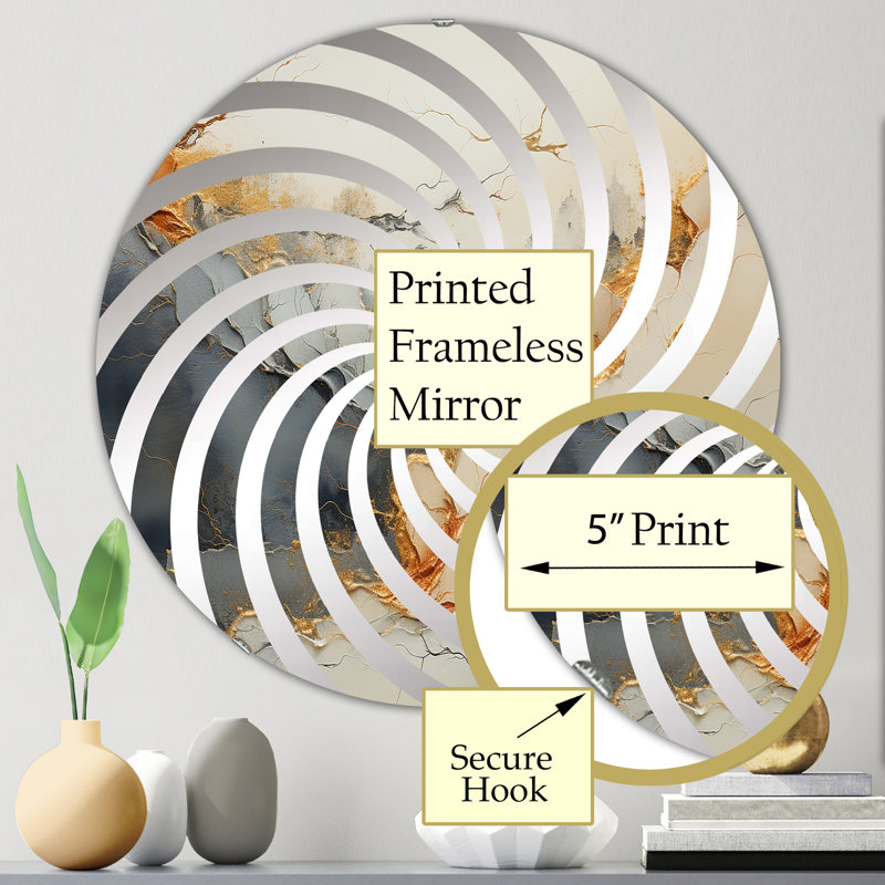 Circle Mirror, 23.6" x 23.6"