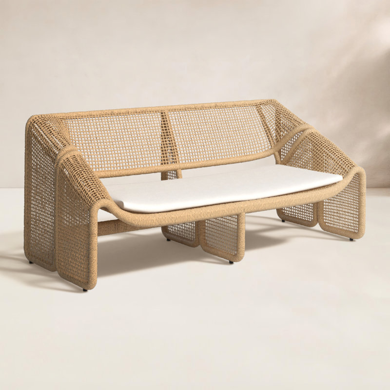 Selma Outdoor 2 - Seat Loveseat, Faux Hyacinth