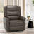 Manual Swivel Rocker Recliner Chair with 360° Rotation – Adjustable Backrest, Multi-Functional Lounge Chair for Living Room, Home Office-2047119020