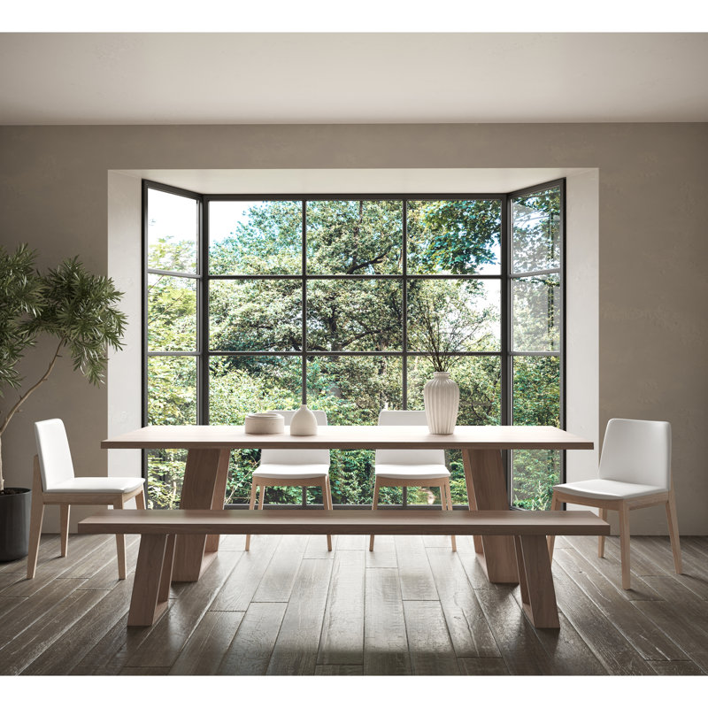 Mathias Solid Wood Bench
