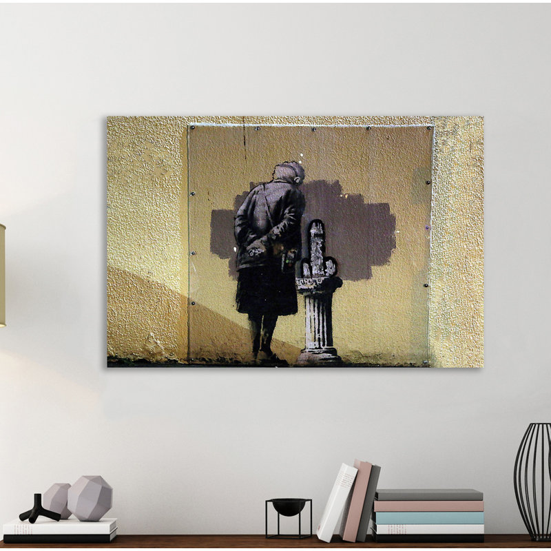 Art Buff by Banksy - Wrapped Canvas Print, 30cm H x 46cm W x 4cm D