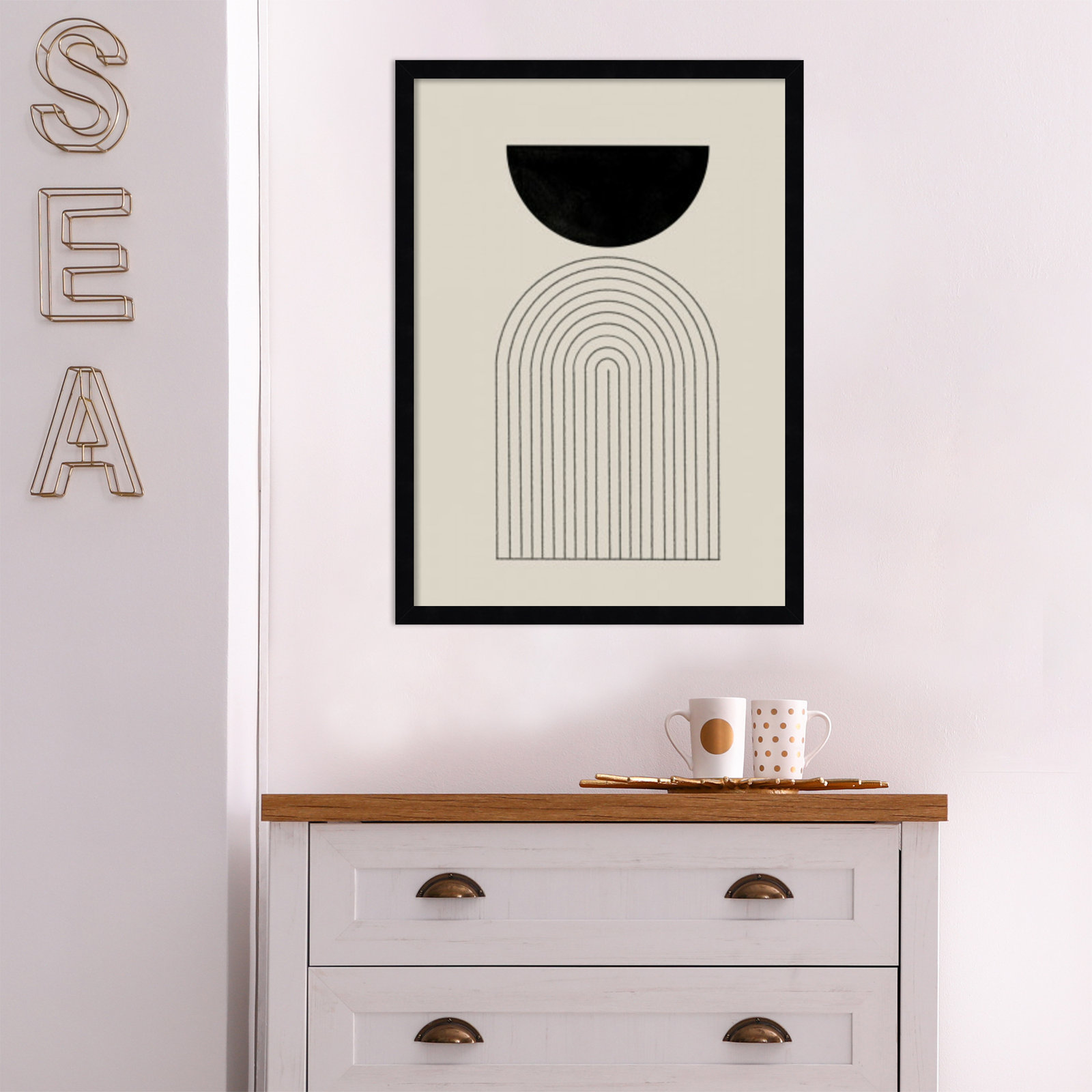 BaB No 1 by The MIUUS STUDIO, Black, 25" H x 18" W x 1" D