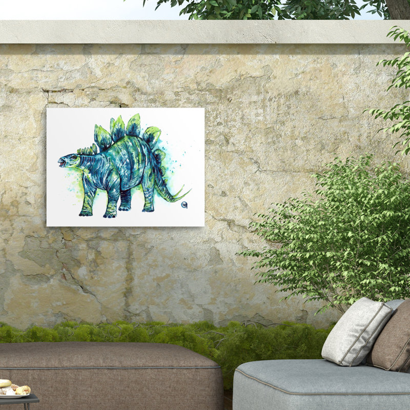 Toile d'extérieur Lisa Whitehouse Stegasaurus, H 14 po x l 19 po