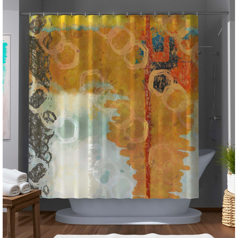 Rideau de douche abstrait Haukea