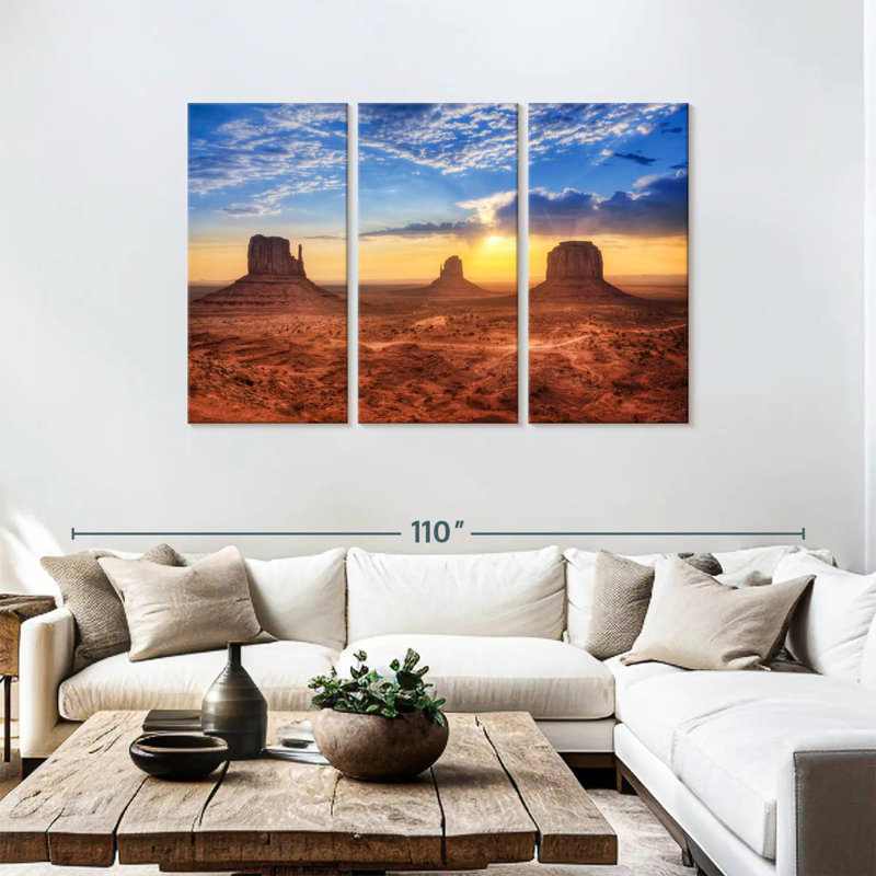 Alvord Monument Valley en Arizona, H 48 po x l 74 po