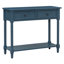 Console Daisy Series avec deux tiroirs et une tablette inférieure (bleu marine foncé)-1446220835