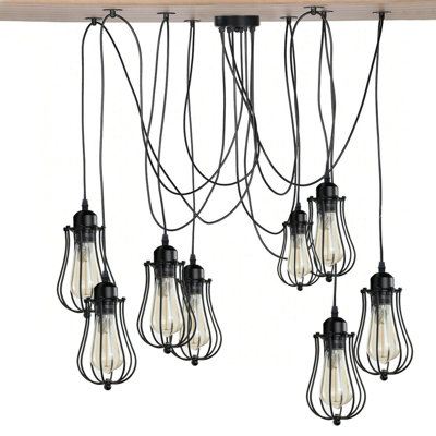 Barraza 8 - Light Geometric Chandelier