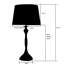 Antibes 55cm Candlestick Style Metal Table Lamp-931533759