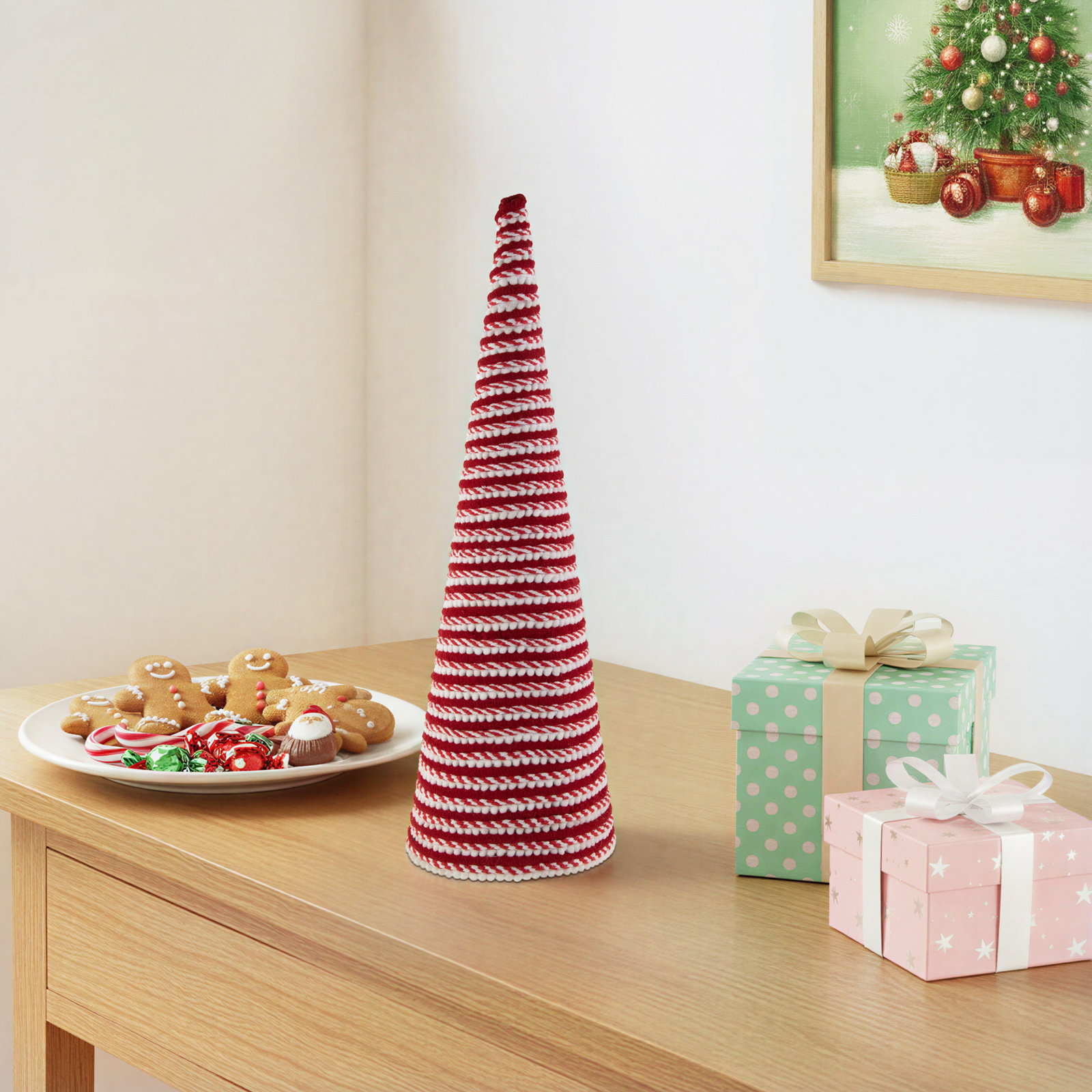 Christmas No Animal(s) Tabletop Tree, 19.5" H x 6" W x 6" D