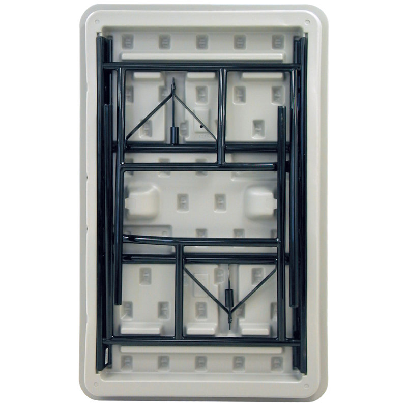 Table pliante en plastique Commercialite, L 4"