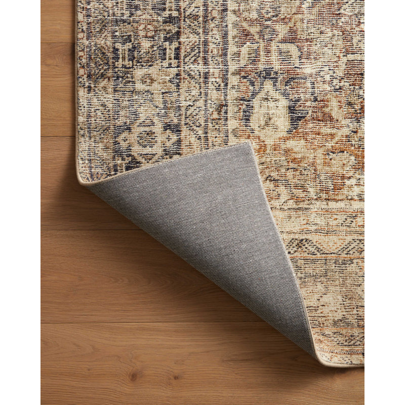 Morgan Sunset and Ink Rectangular Wool Blend Area Rug 8'-3" x 11'-3"
