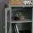 Vaillancourt Glass Paned Distressed Accent Cabinet 