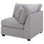 Fauteuil d'angle rembourré avec coussins Austin