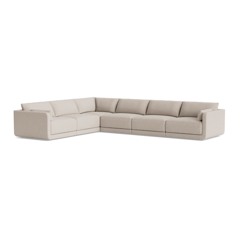 Eva Modular Sectional, Performance Weave - Natural