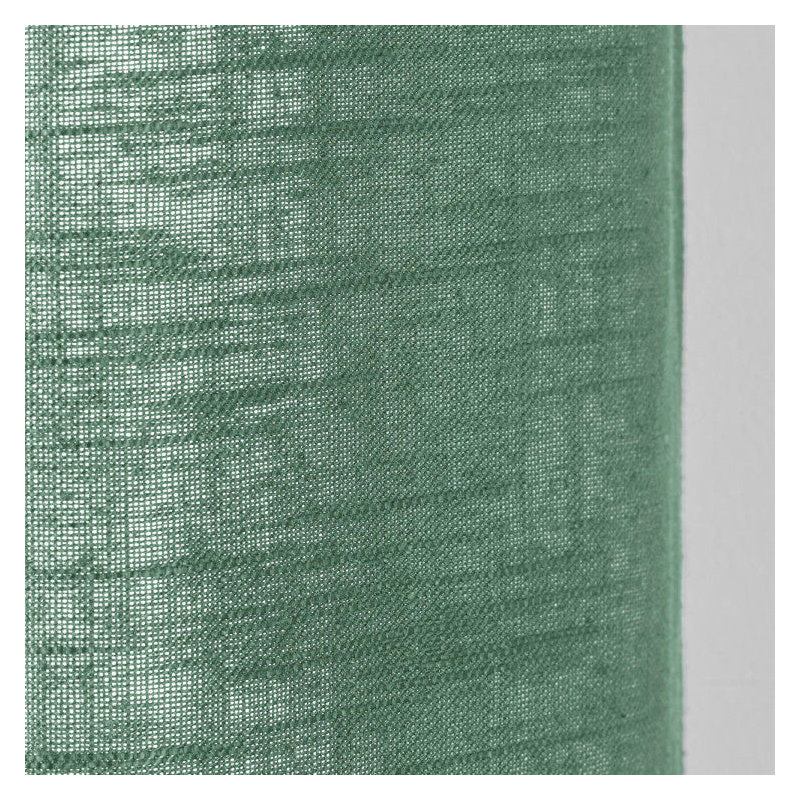 Bellavista Semi Sheer Curtain Single Panel, Width 200 x Drop 280cm, Green