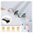 Alarie Ada Botanical Print Lined Flower Leaf Thermal Insulated Window Valance Rod Pocket  1 Pack-2032566789-2021392414