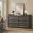 56.4"W Modern 6-Drawer Dresser-221922200